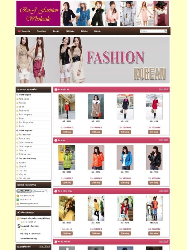 Thiết kế web thời trang – FS25